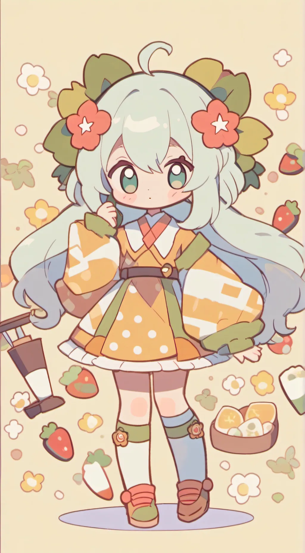ai character: аня background