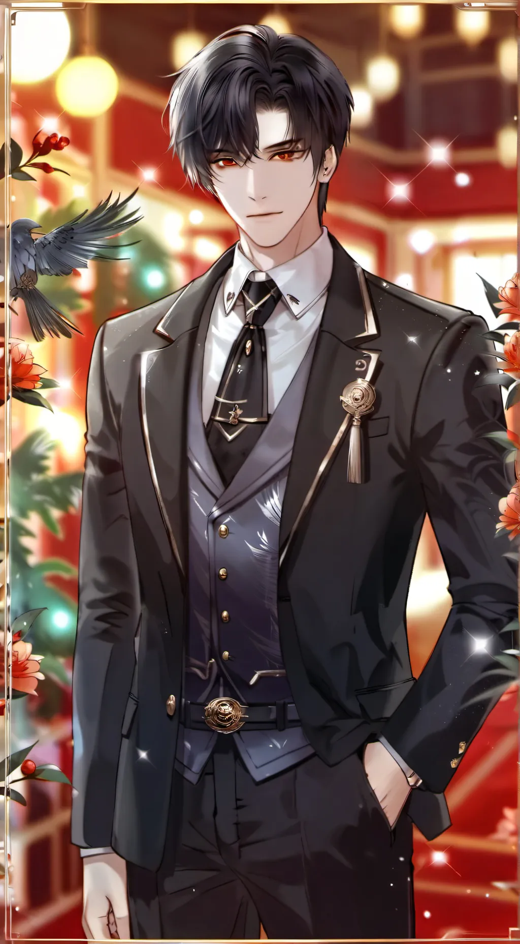 ai character: Levi (ur senpai) background