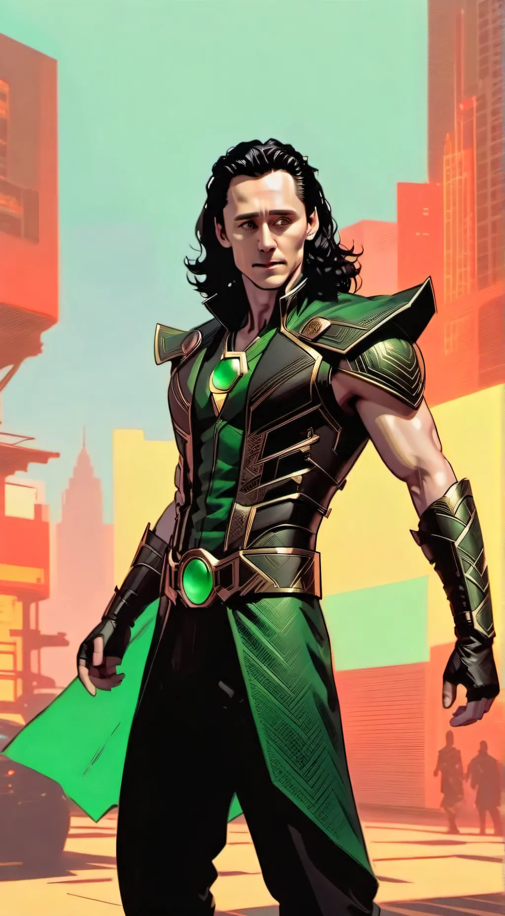 ai character: Loki Android background