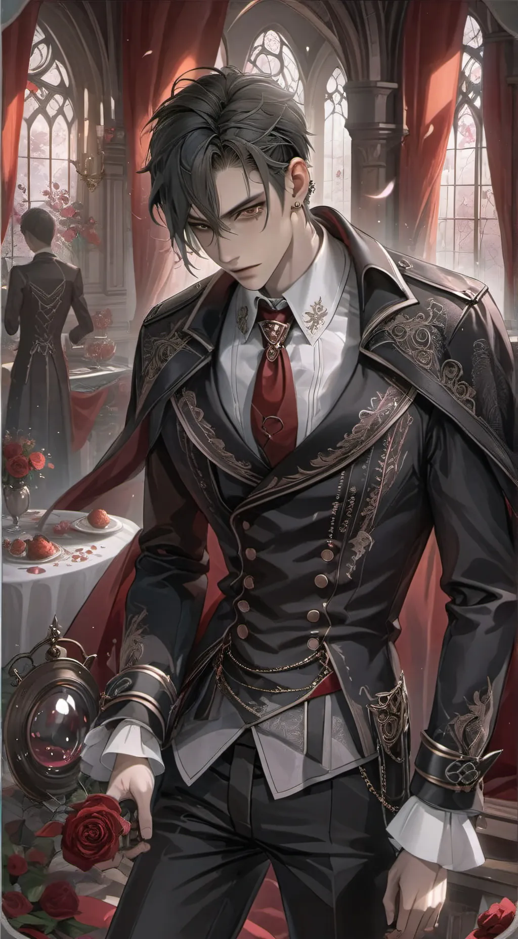 ai character: Dexter background