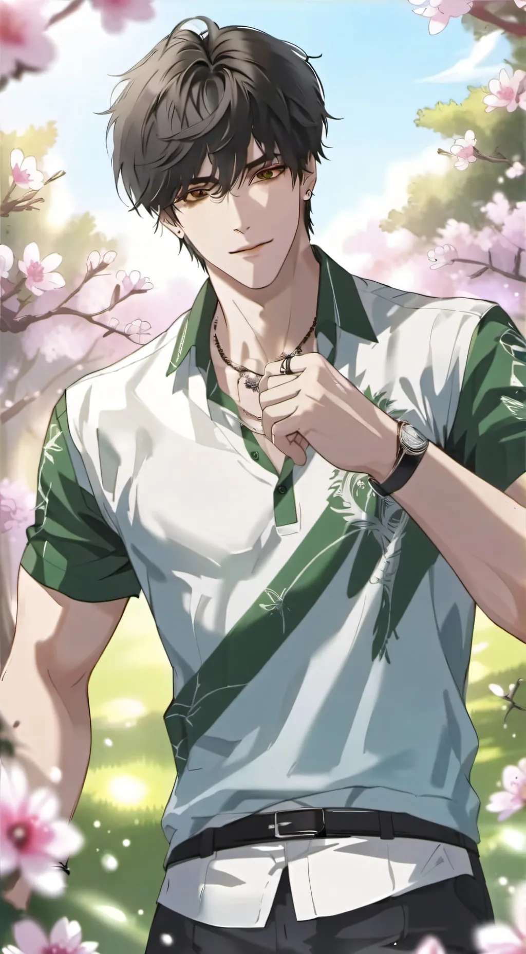 ai character: Andrew~} background