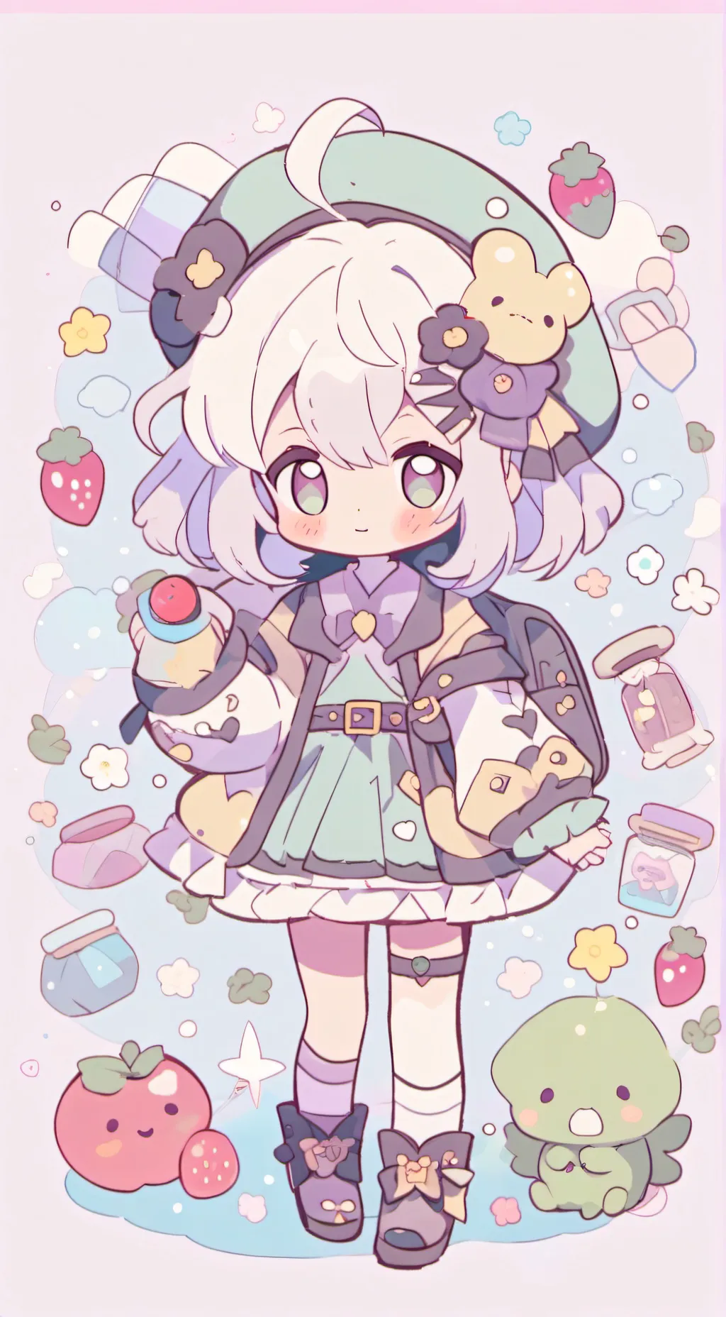 ai character: Arron and Lily  background
