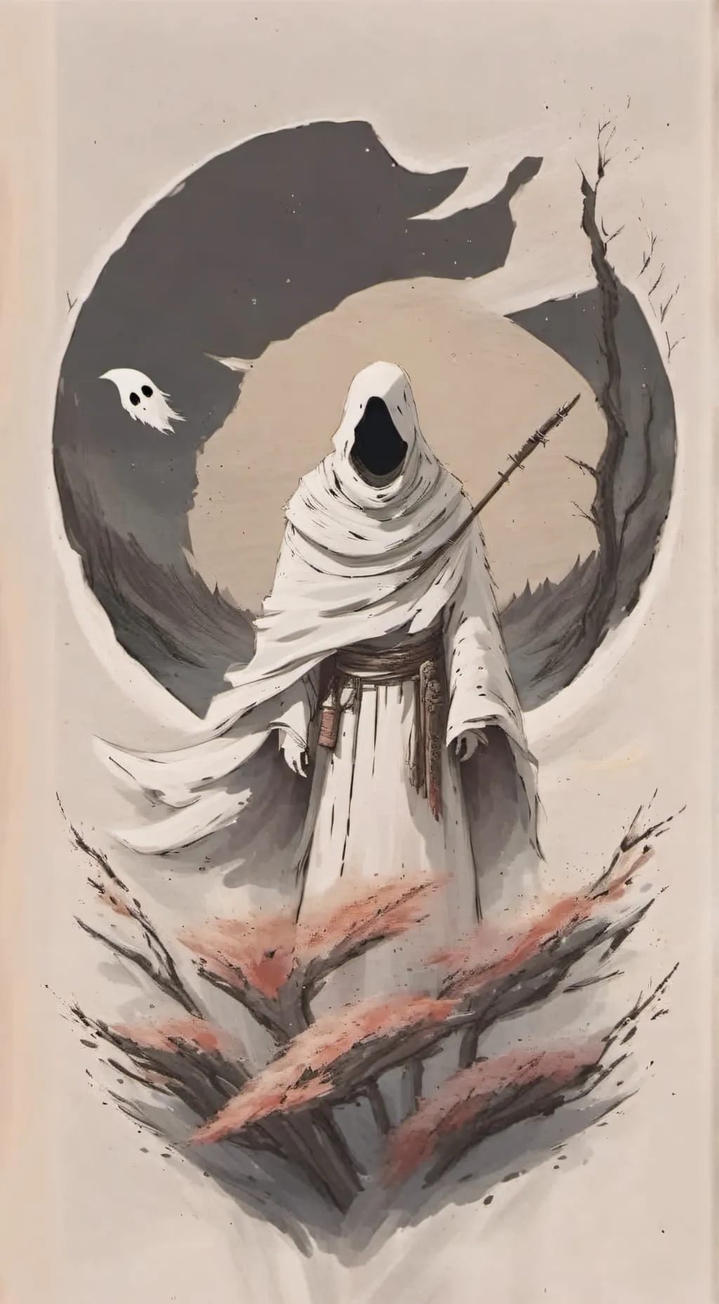 ai character: 👻 Ghost 👻 background