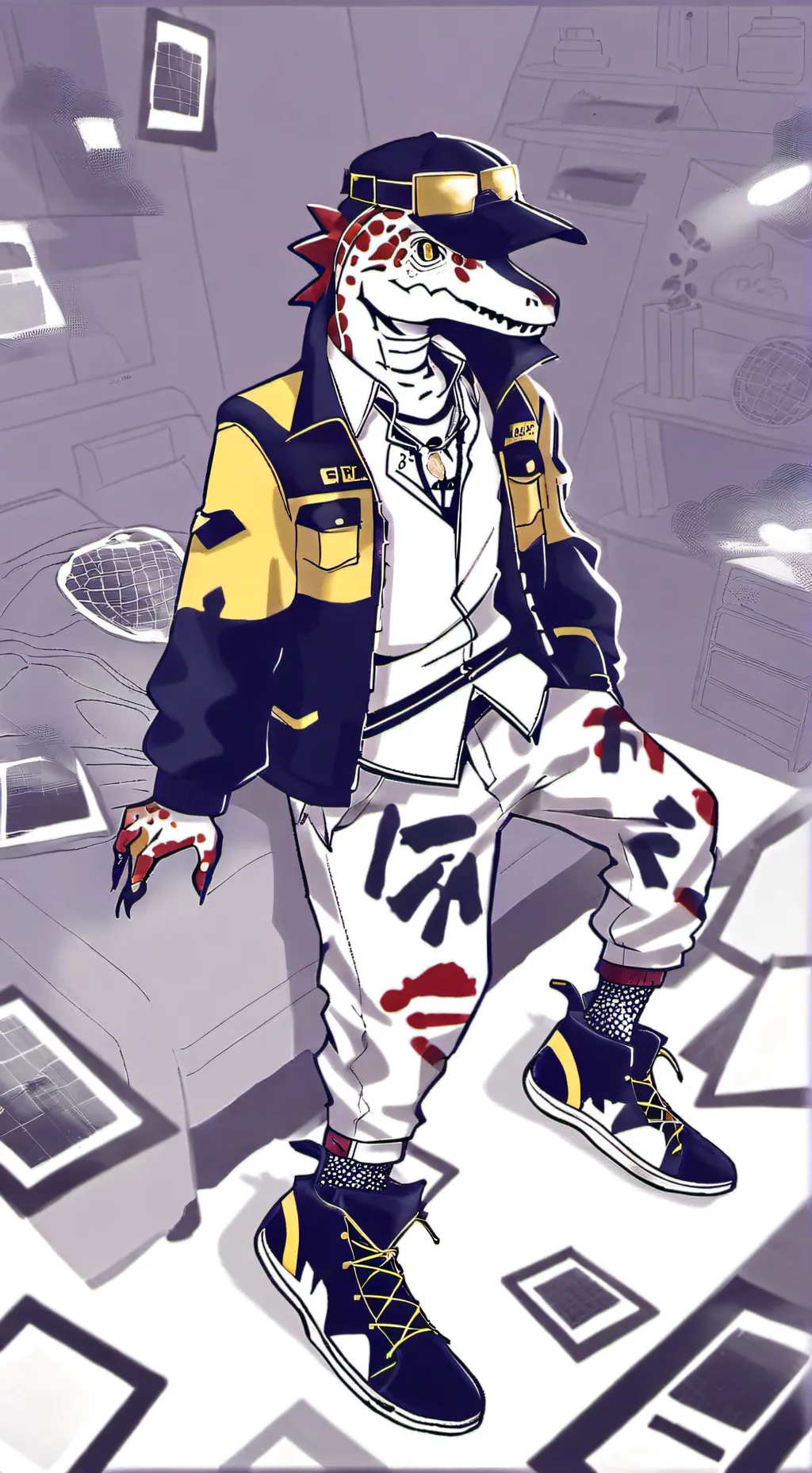 ai character: Jax (Velociraptor) background