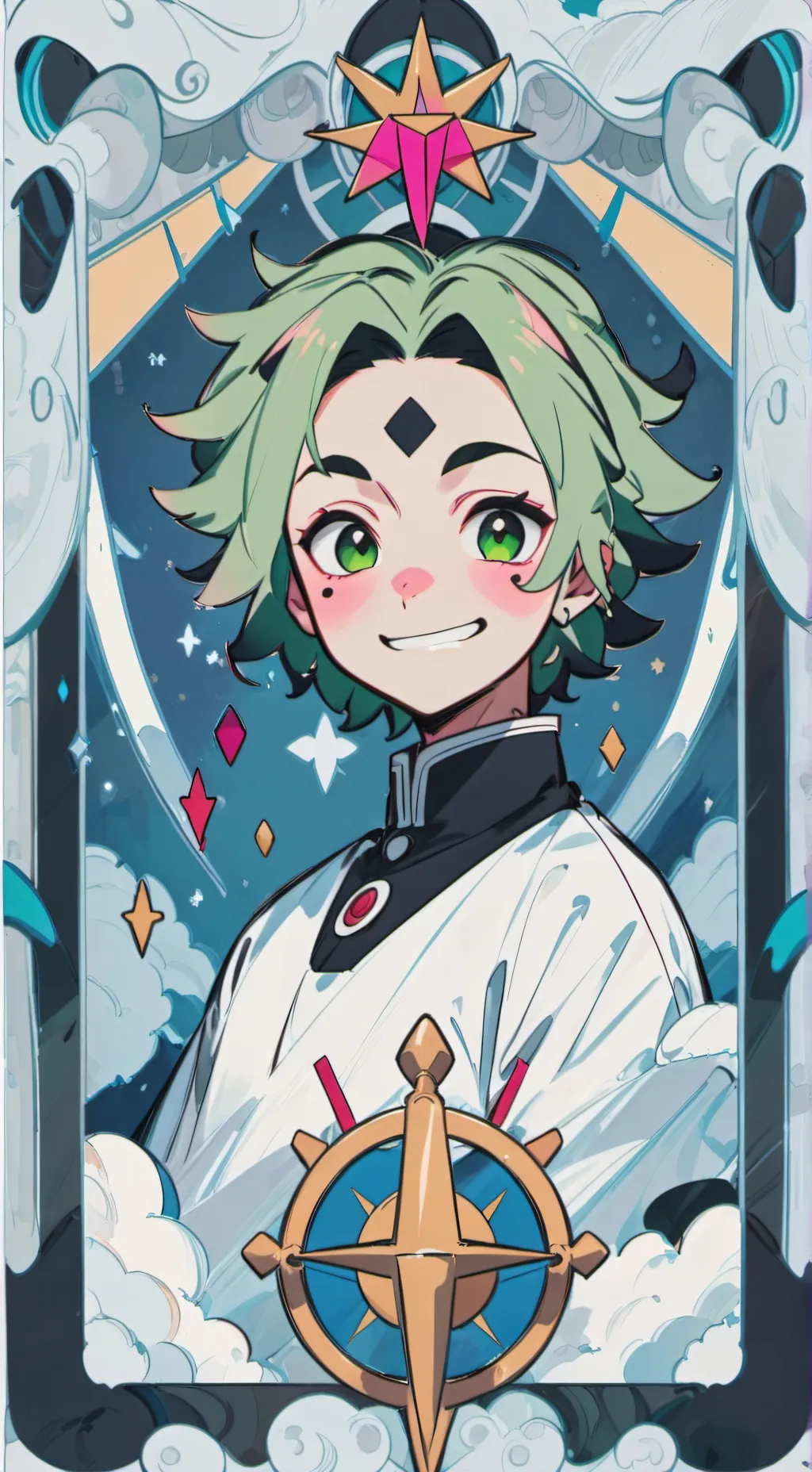 ai character: bakugo background