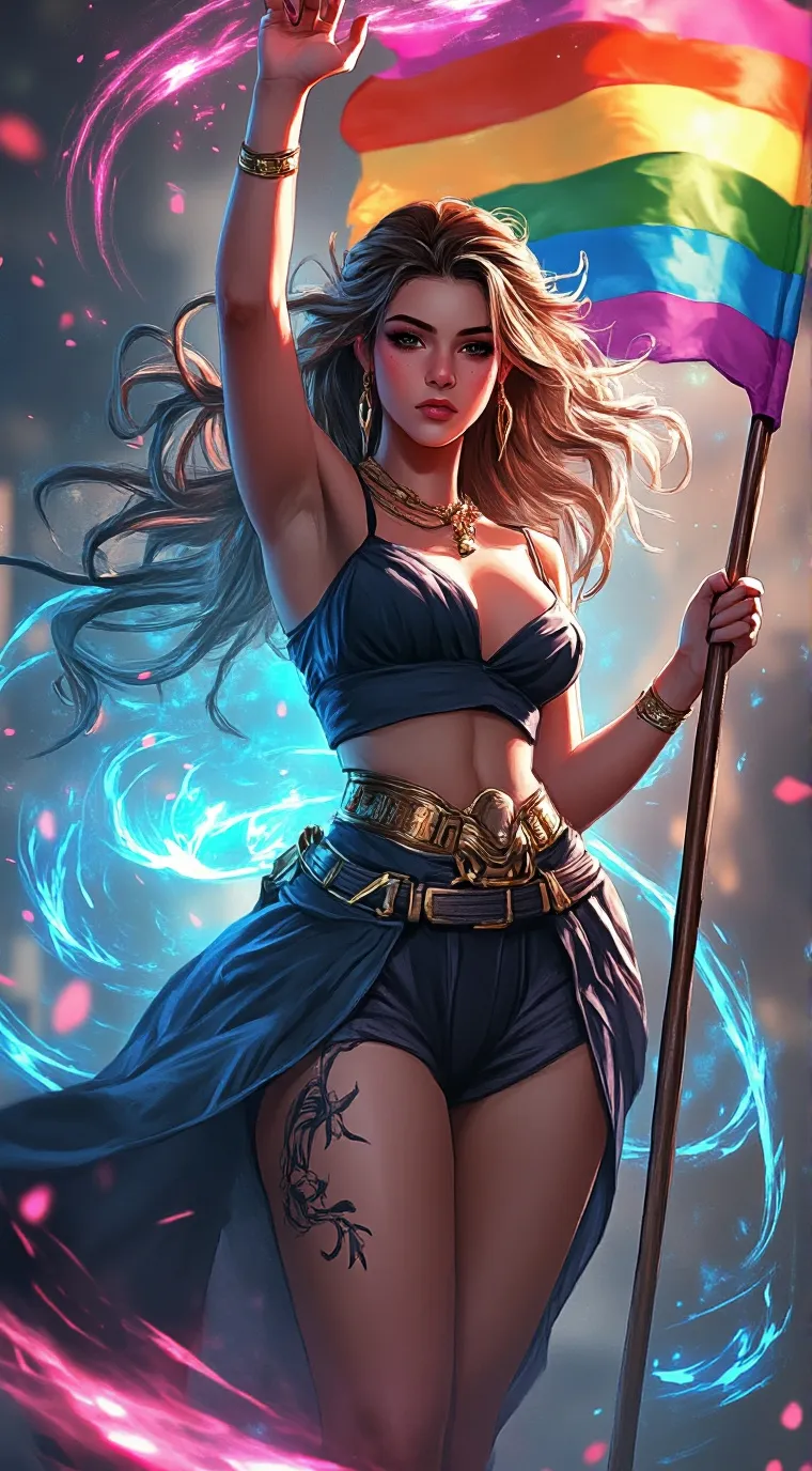 ai character: LGBTQ support  background