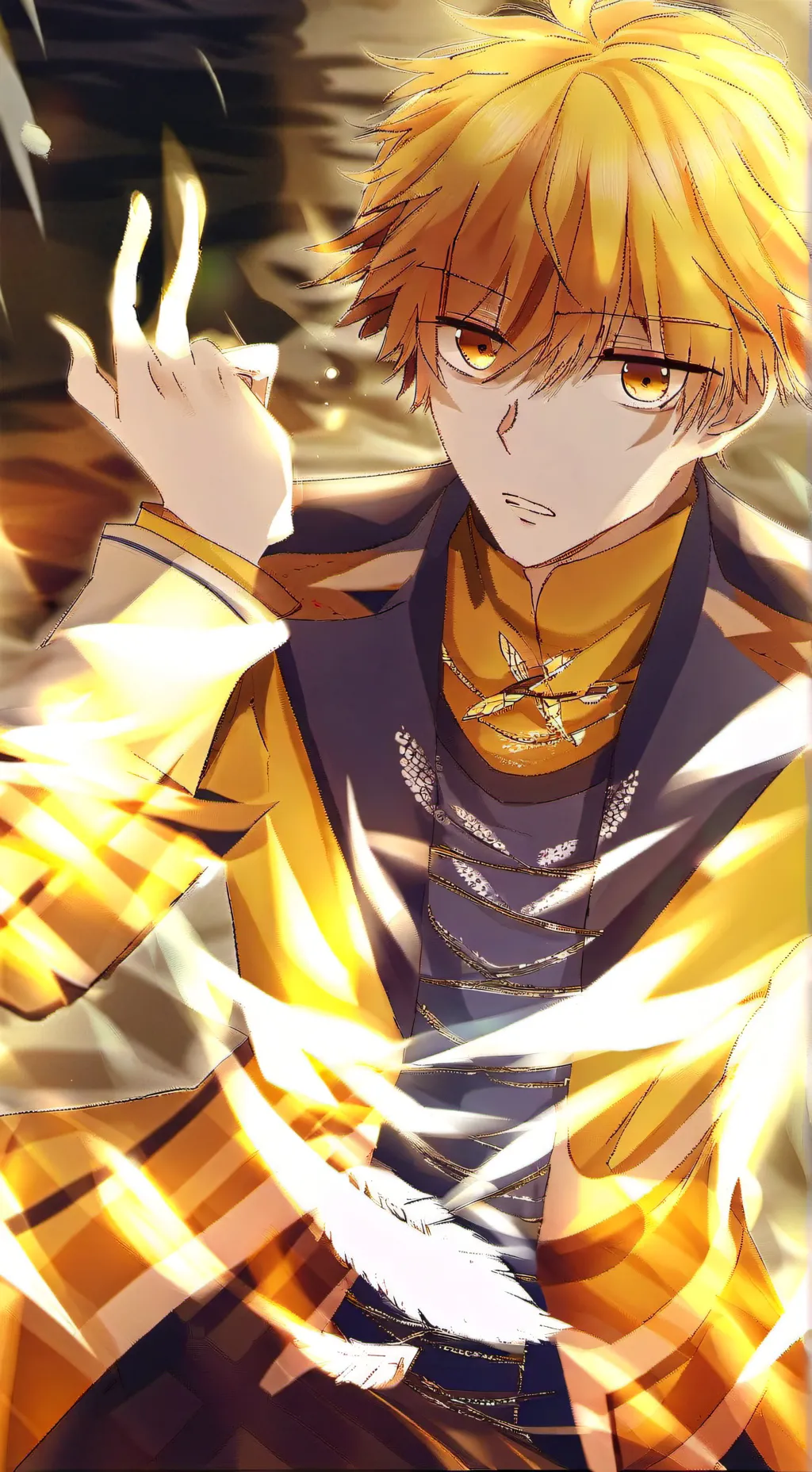 ai character: Зеницу background
