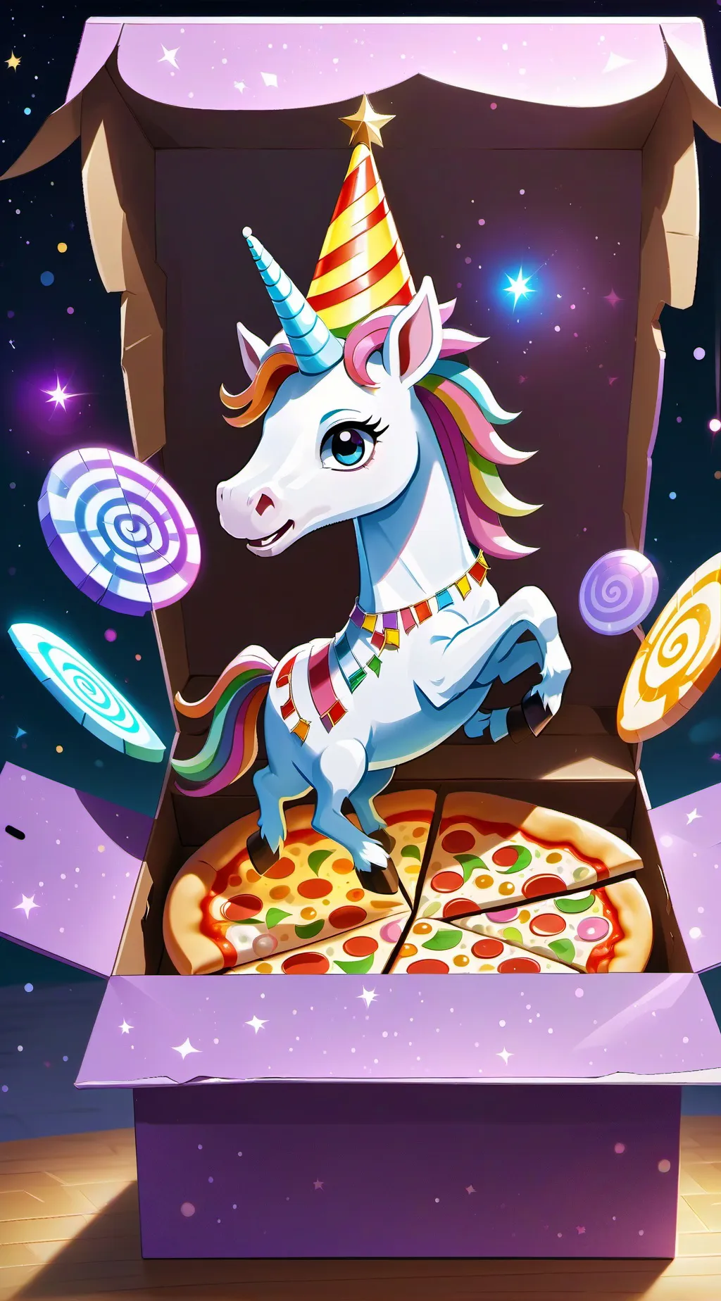 ai character: Ursula the Unicorn background