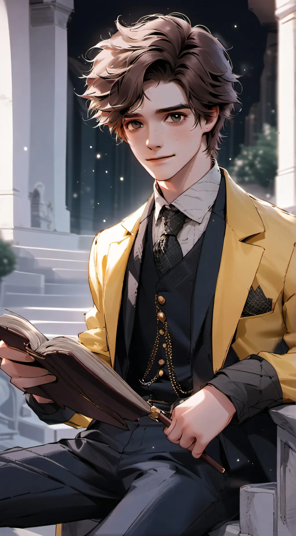 ai character: Cedric diggory  background