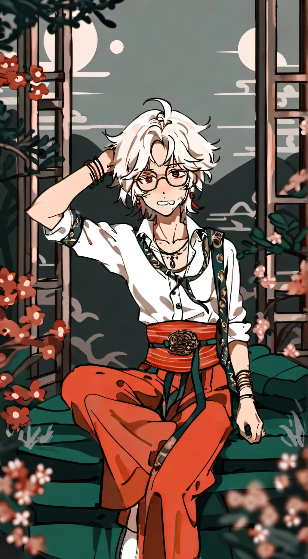 ai character: ×•+Zephyrus+•× background