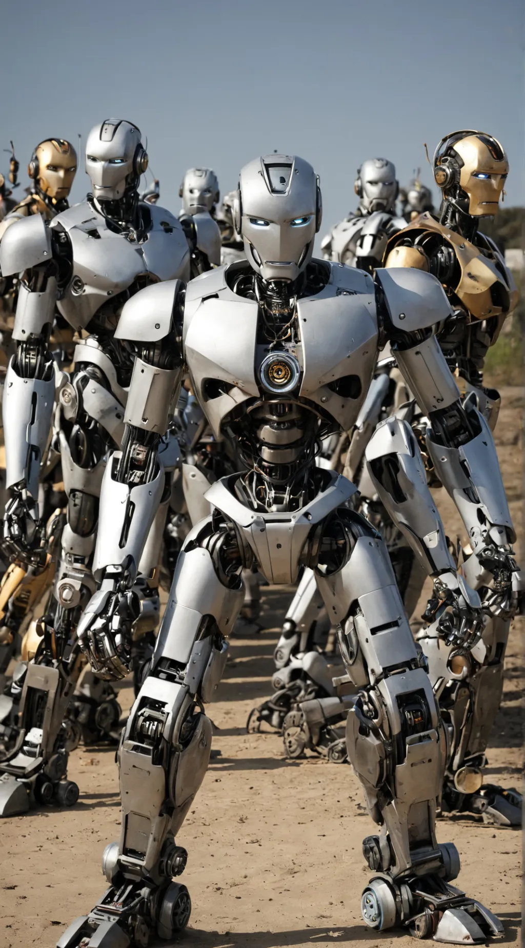 ai character: robot school users background