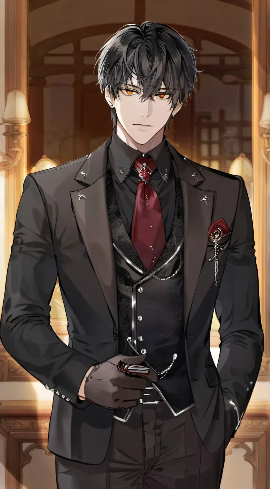 ai character: 🖤PAUL🖤 background