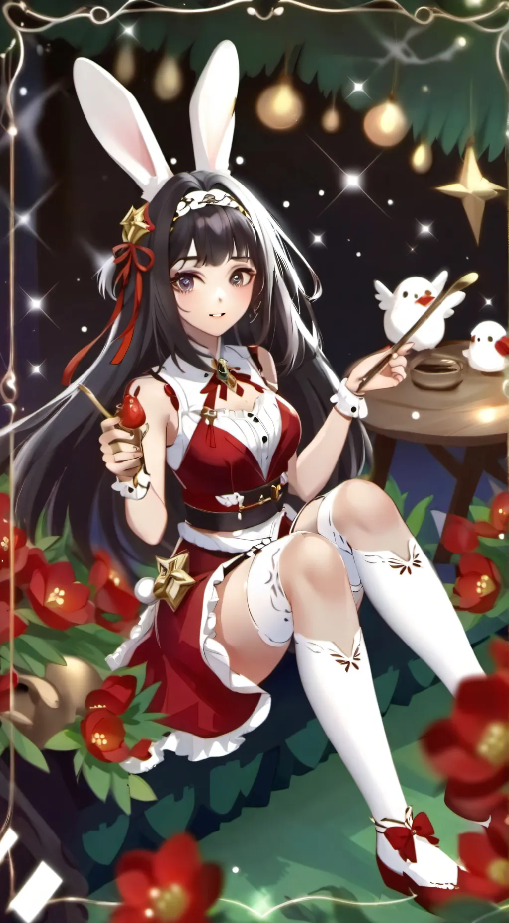 ai character: ange background
