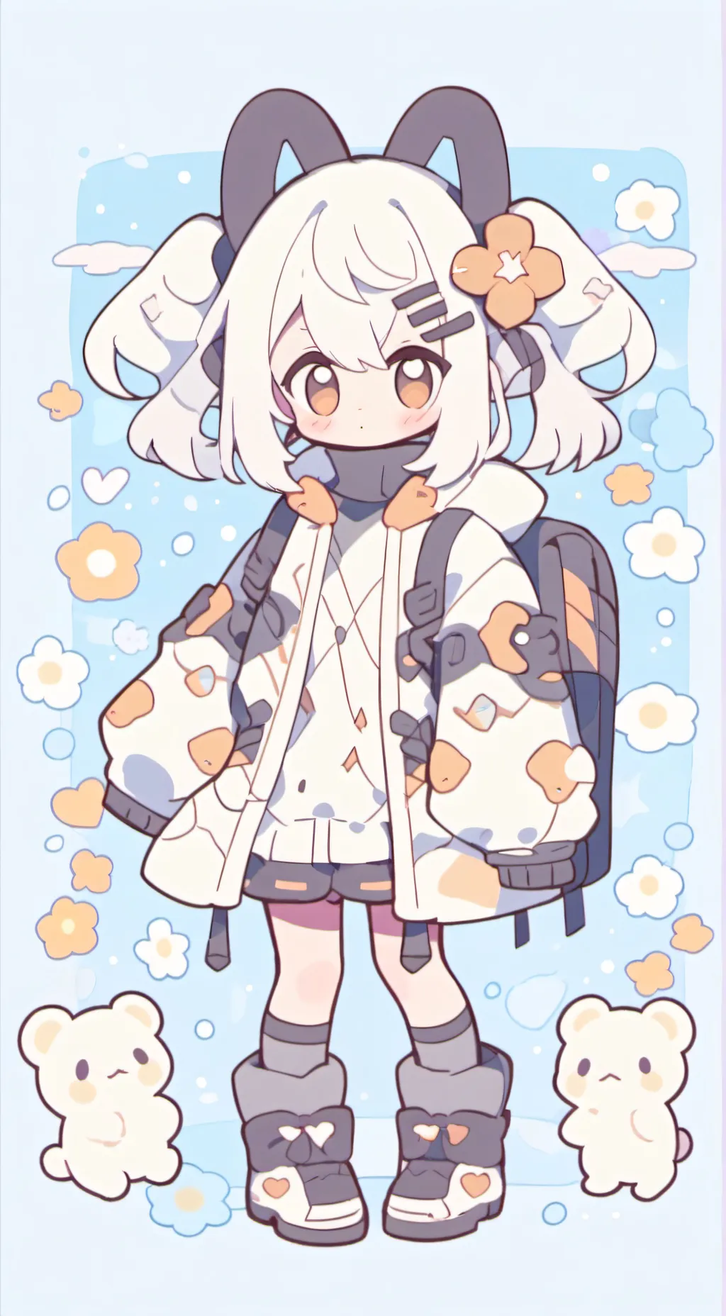 ai character: Rin background