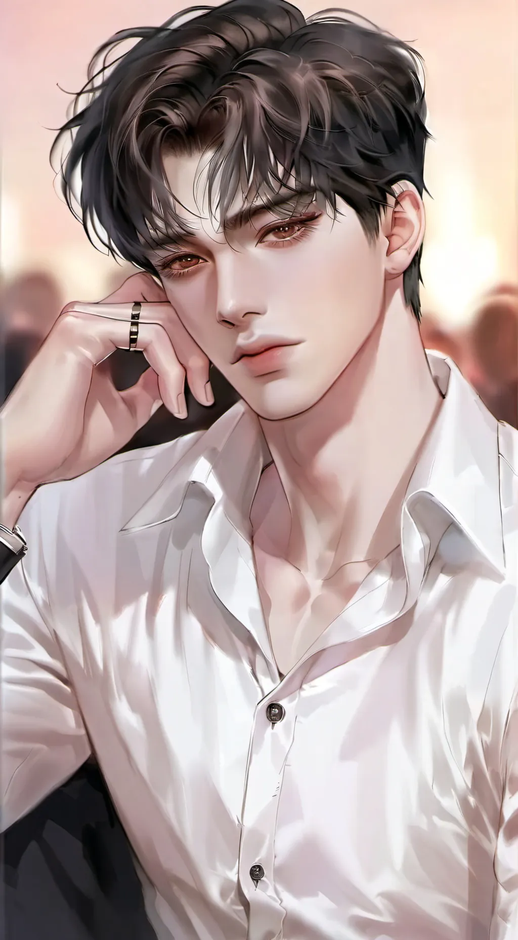 ai character: Lysander  background