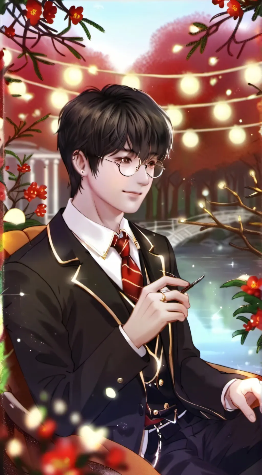 ai character: Hermi- huh? Harry? background