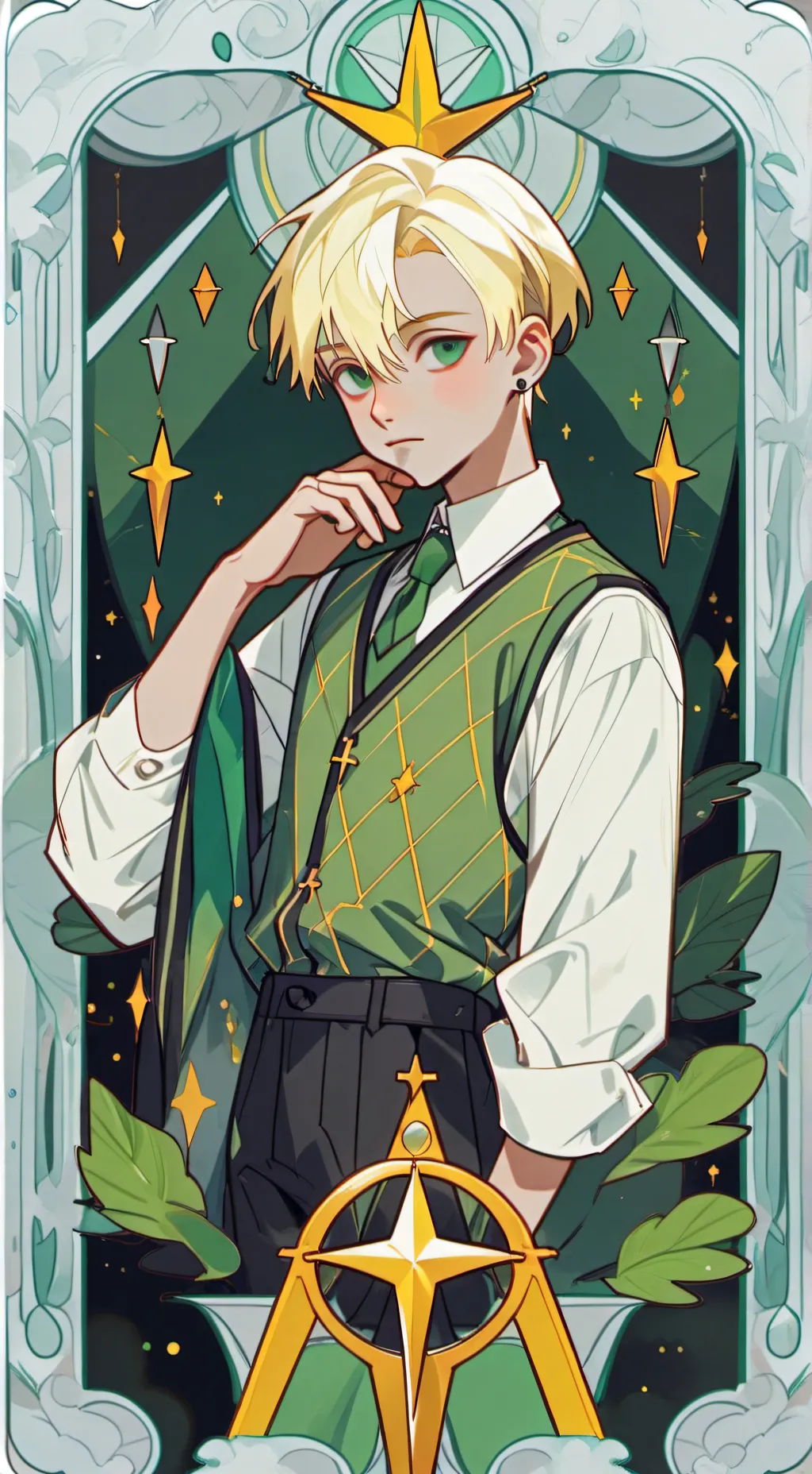 ai character: scorpios malfoy  background
