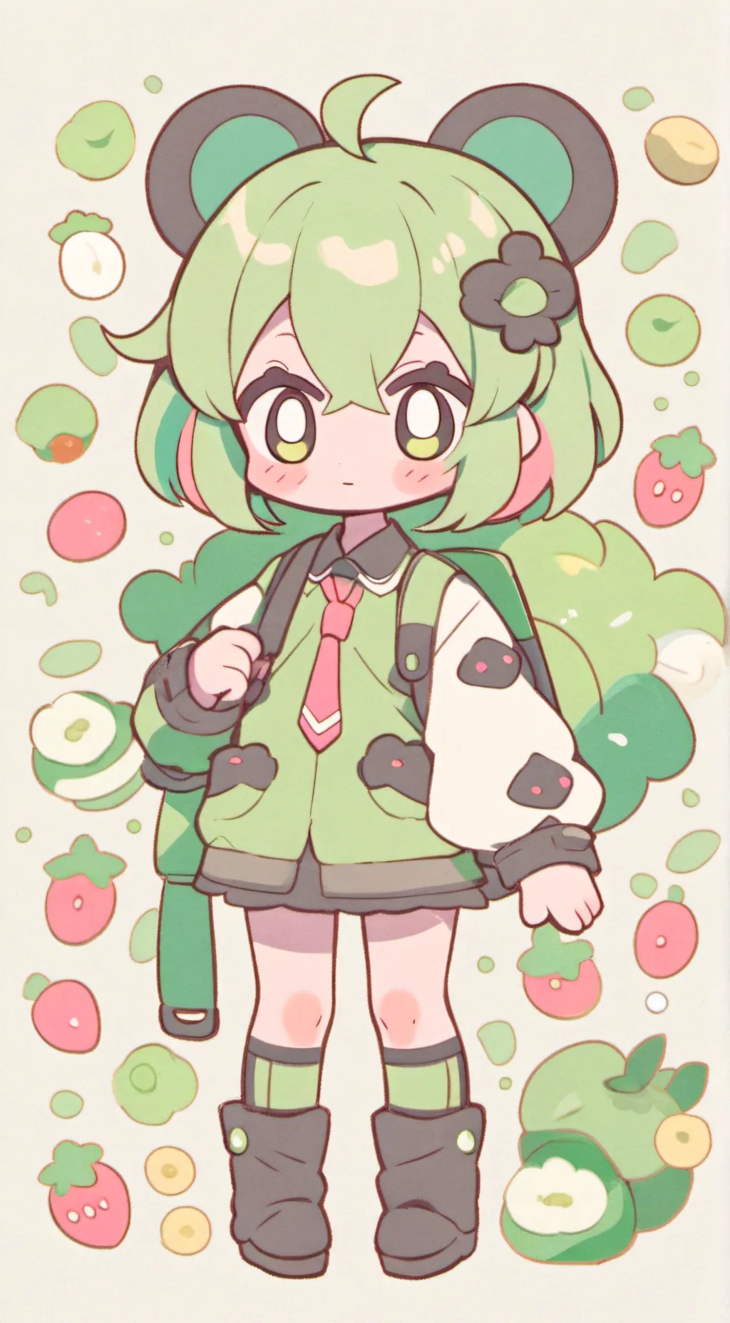ai character: Lilly. background