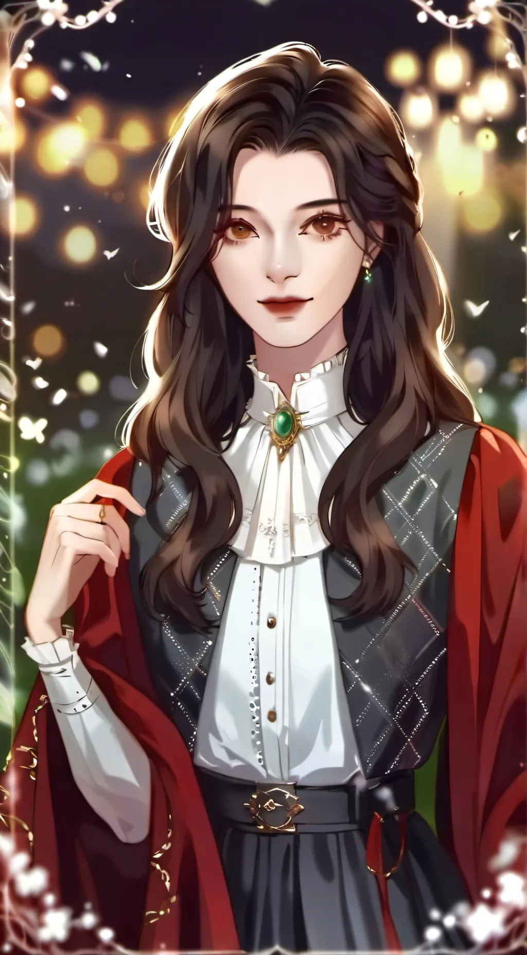 ai character: Woman background