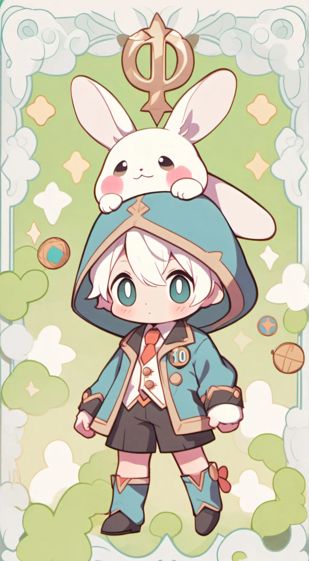 ai character: 10⁵²(Wonderland) background