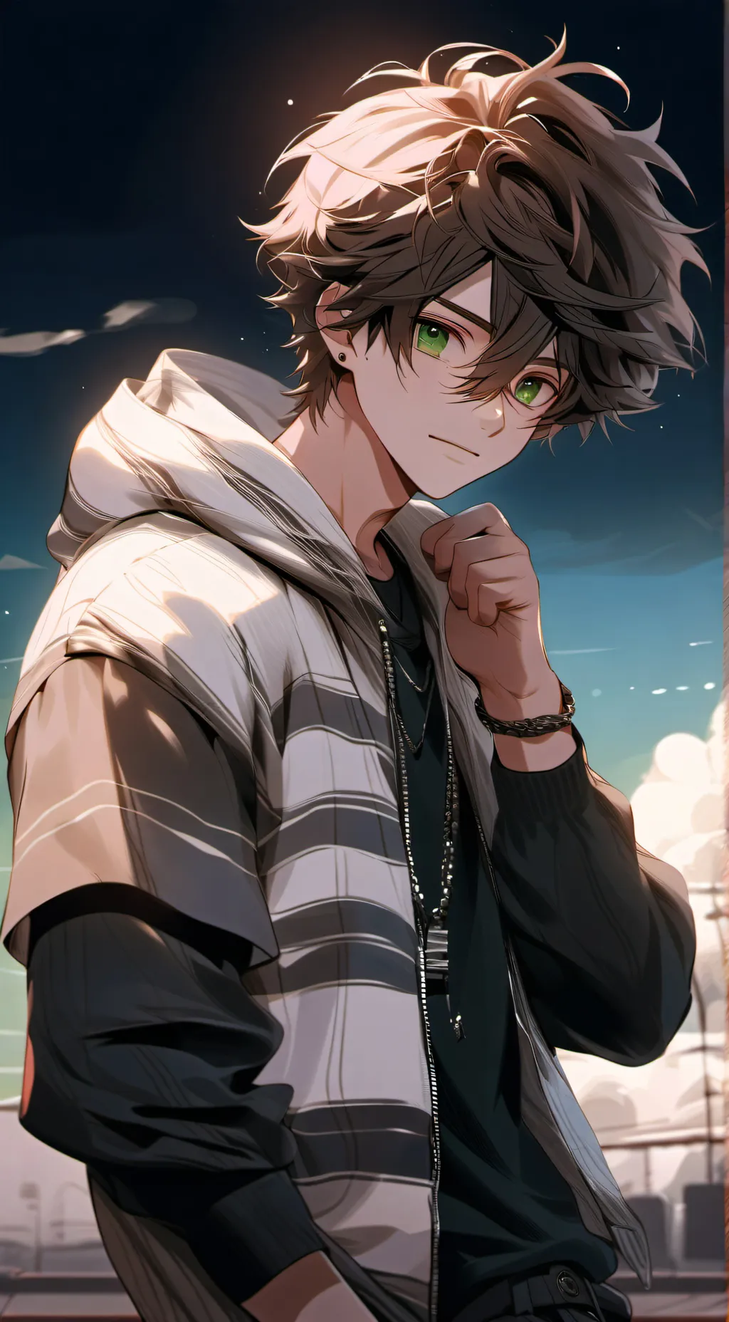 ai character: Mark background
