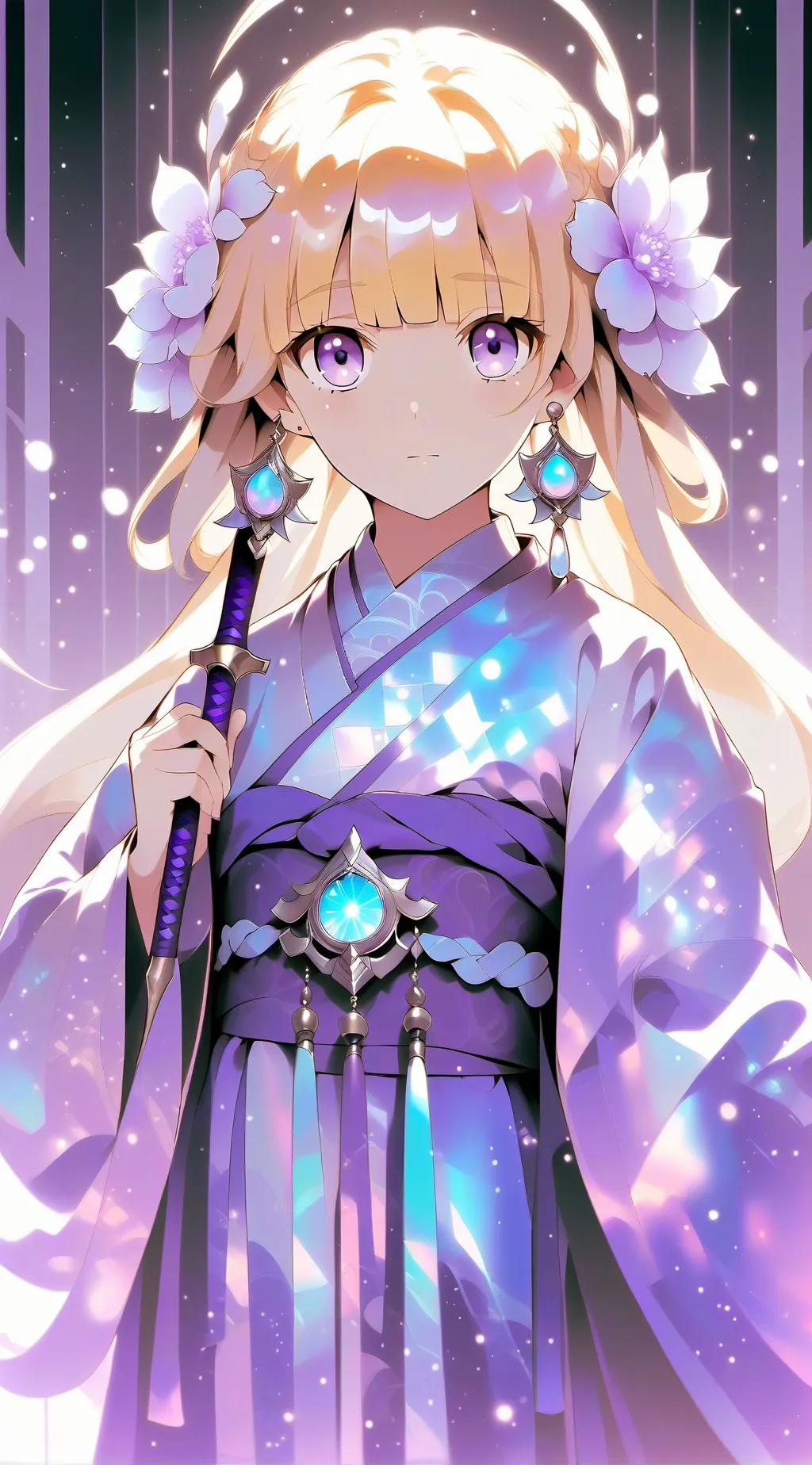 ai character: demon Slayer  background