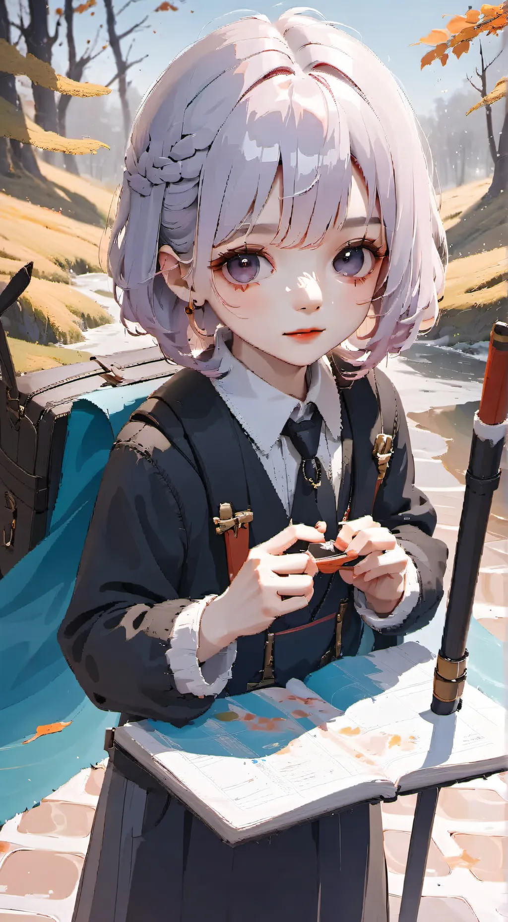 ai character: Neighborhood kids background