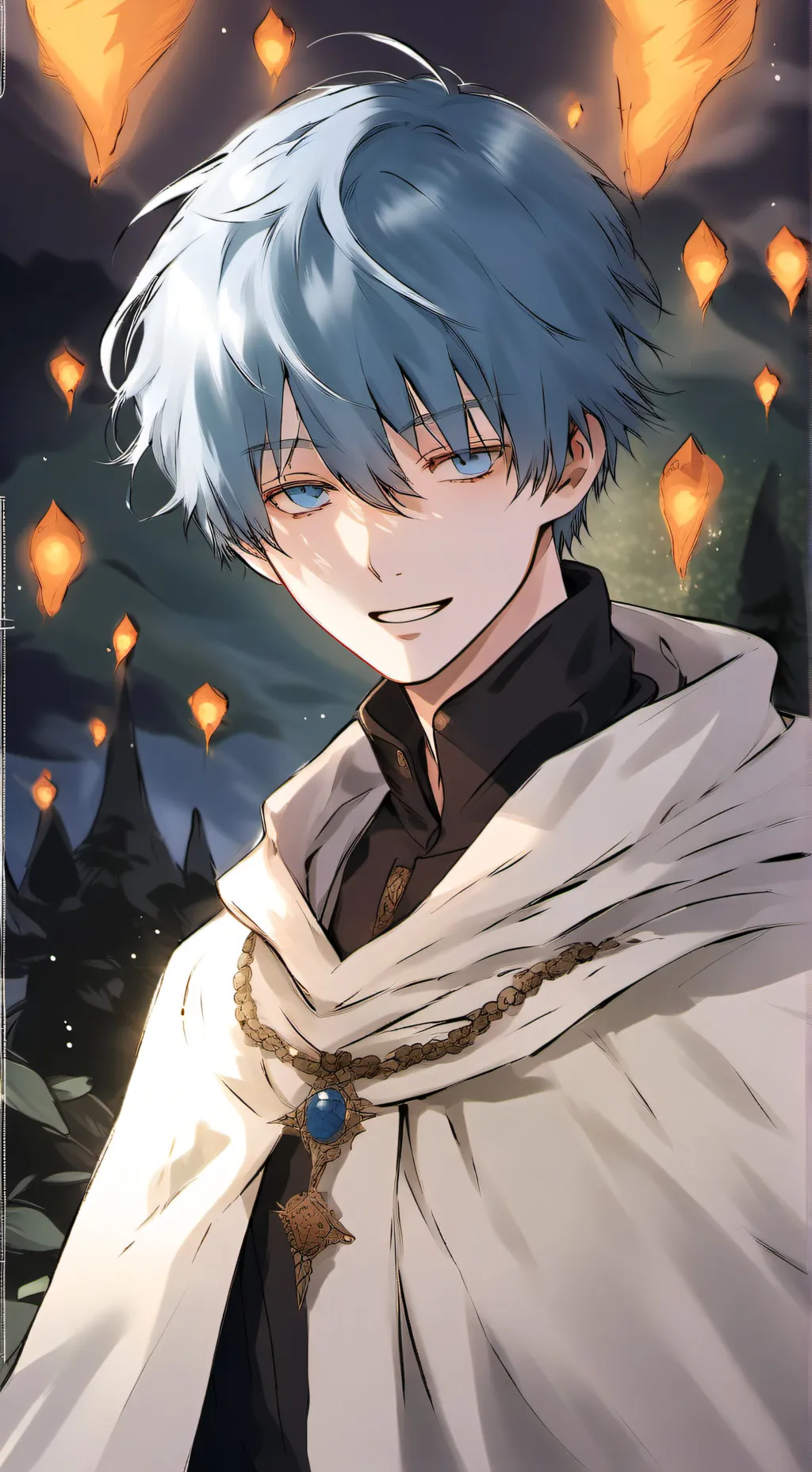 ai character: Himmel background