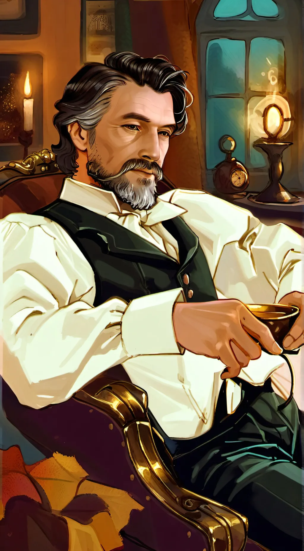 ai character: Gregory Bookman background
