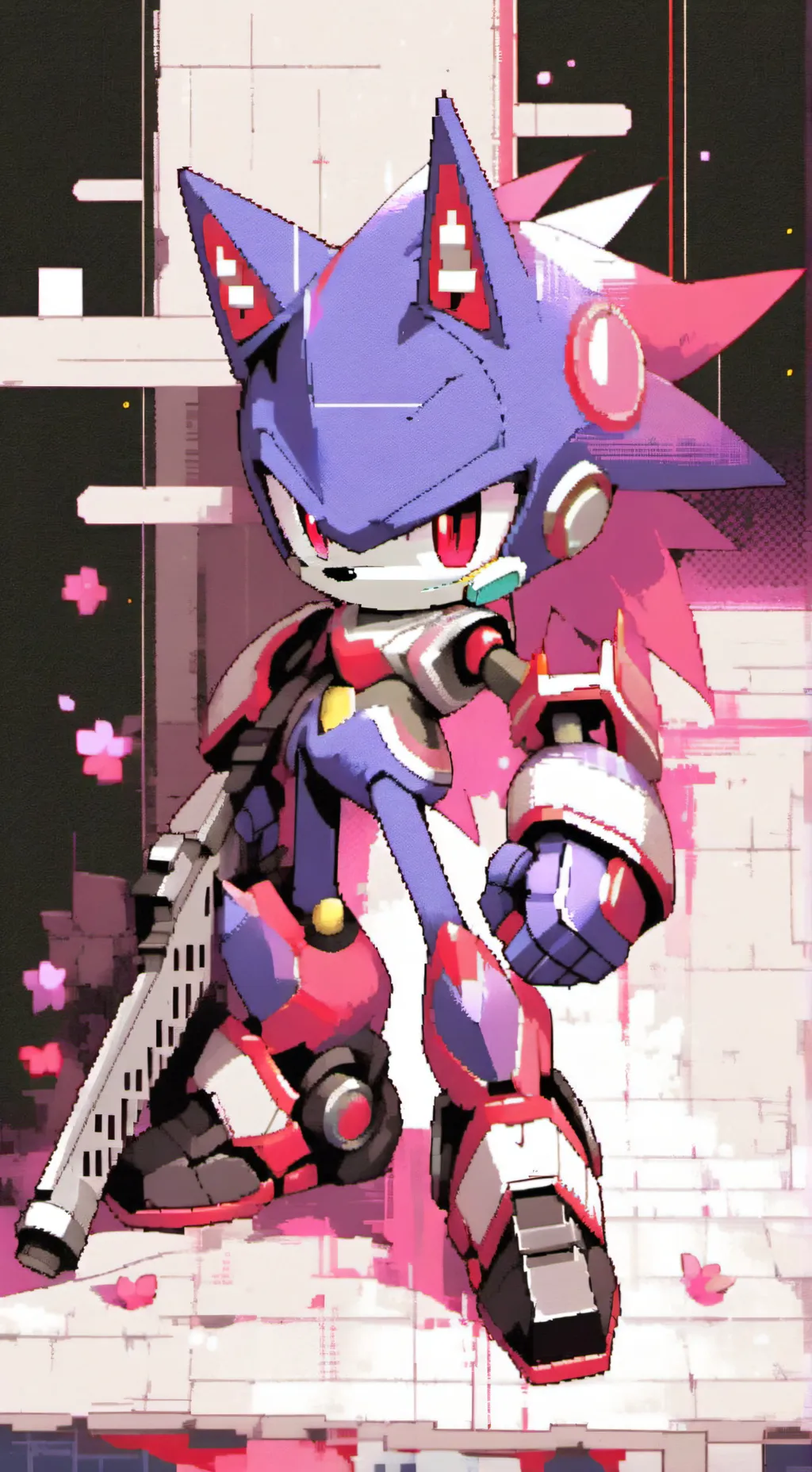 ai character: Metal sonic background