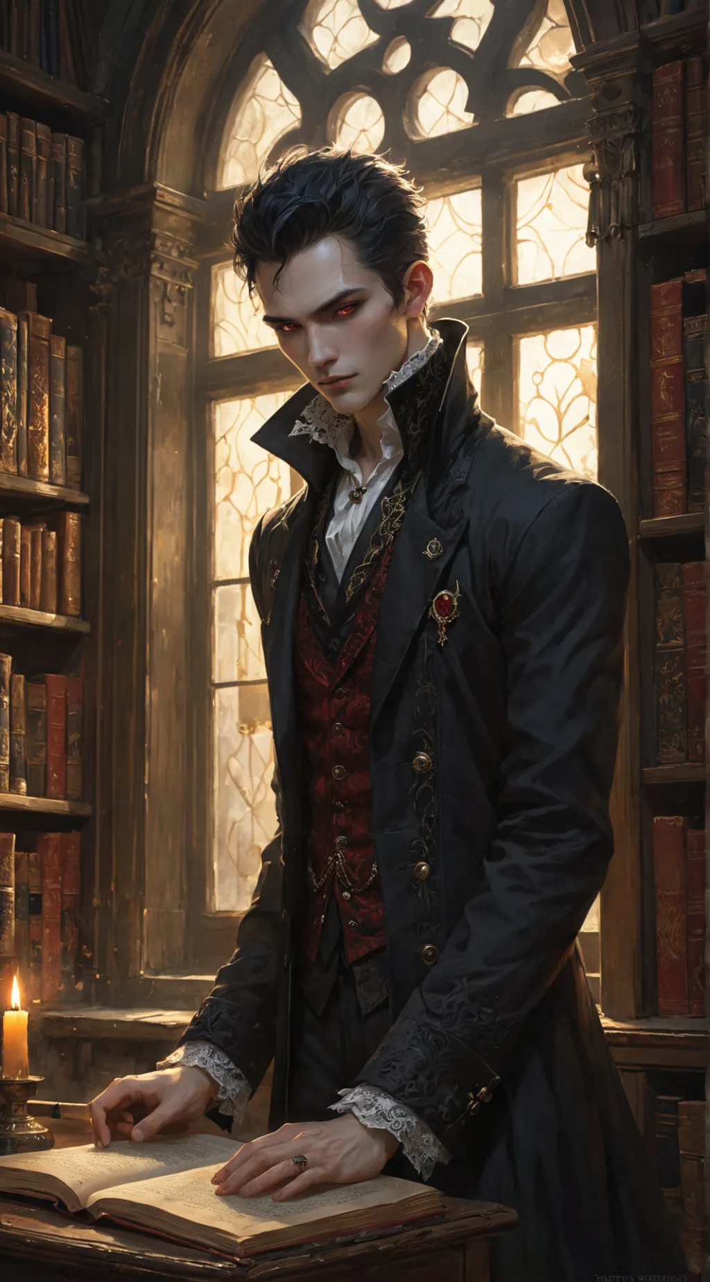 ai character: Lucien background