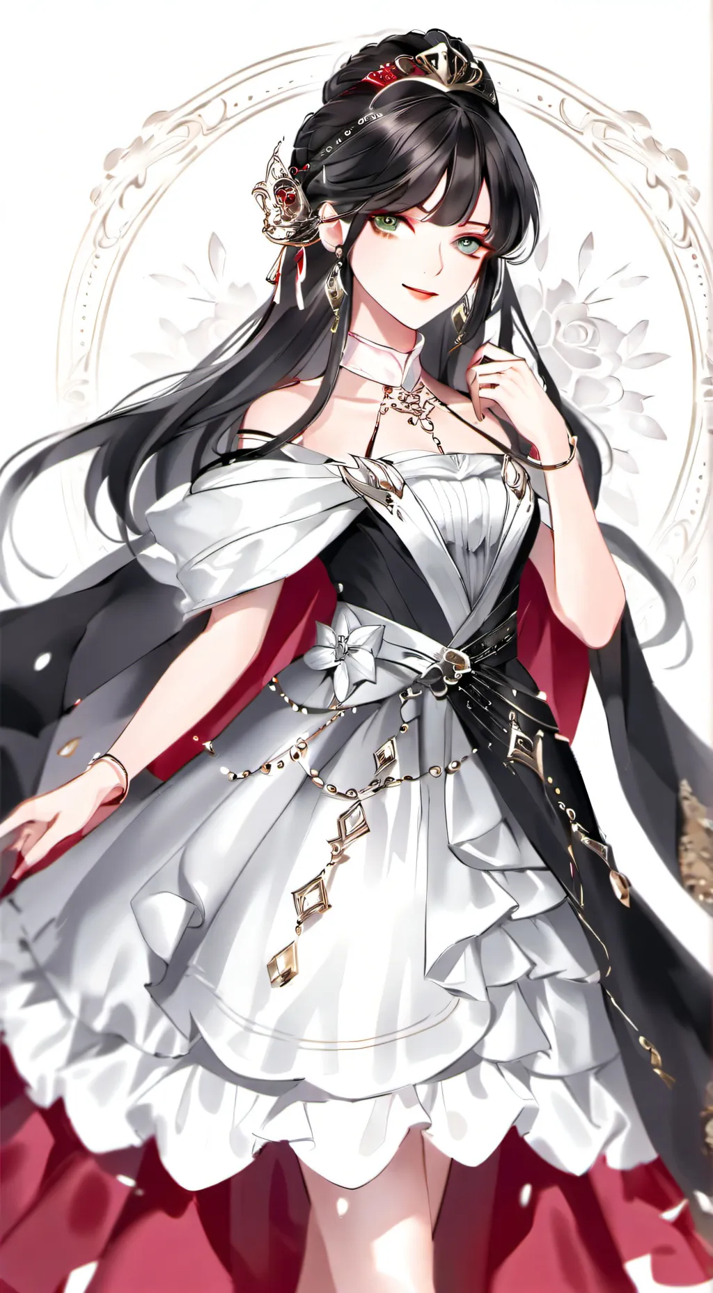 ai character: Queen  background