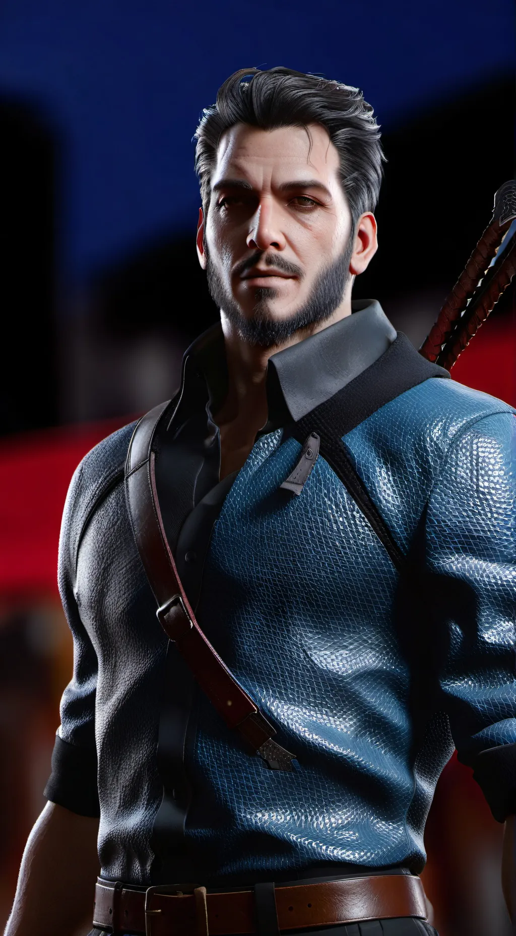 ai character: XMAS dandy world background