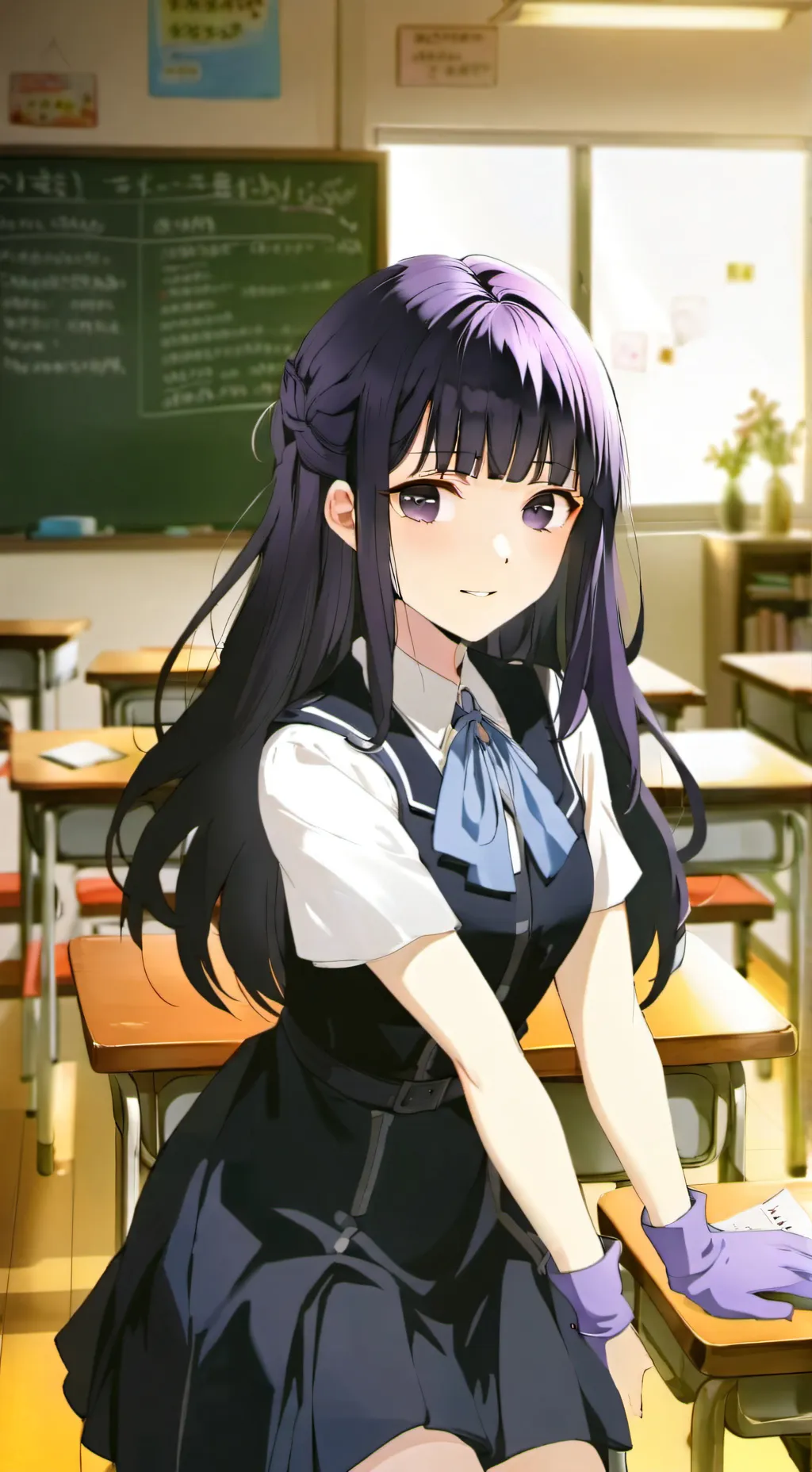 ai character: Vanessa Kuro background