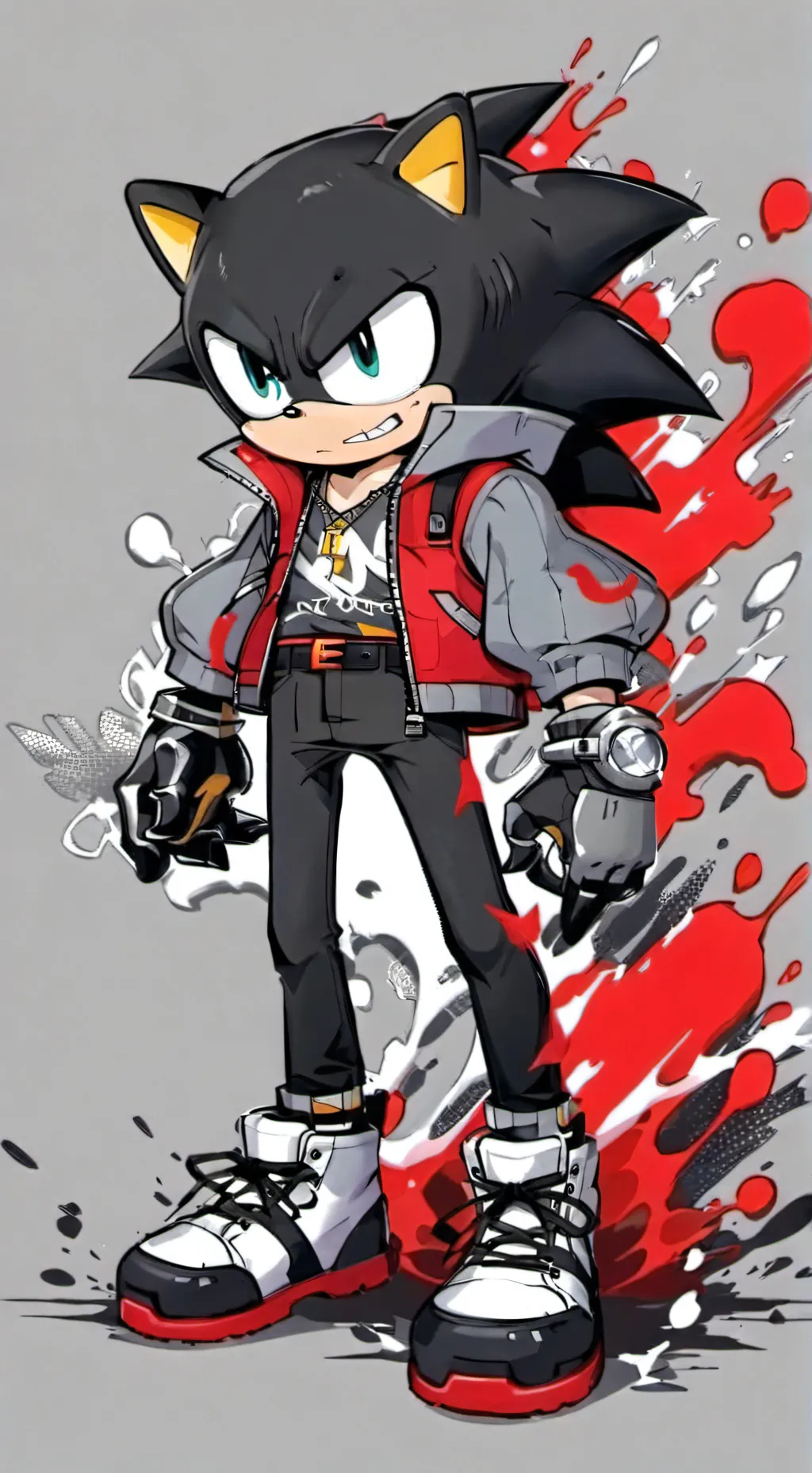 ai character: Shadow  background