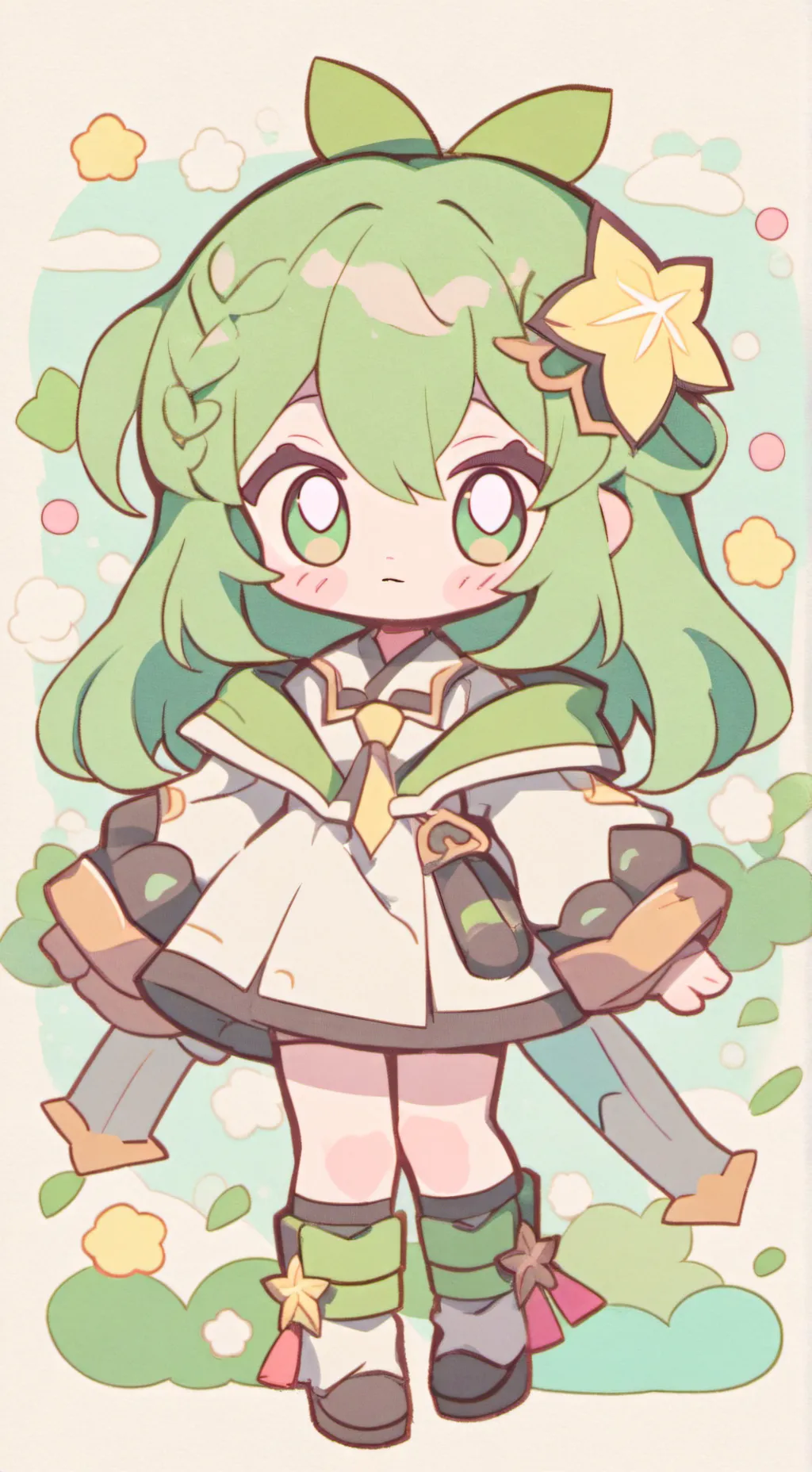 ai character: Palestina background
