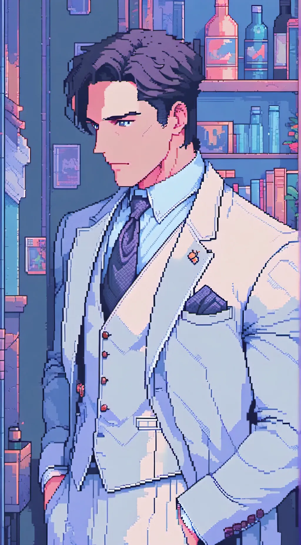 ai character: Bruce Wayne~ background