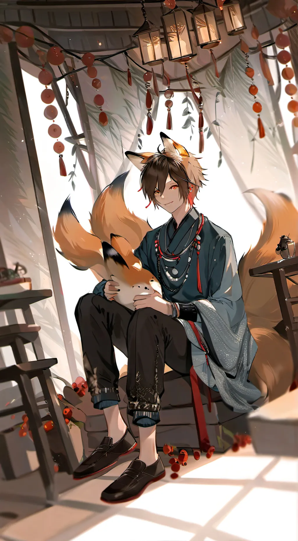 ai character: hybird brothers background
