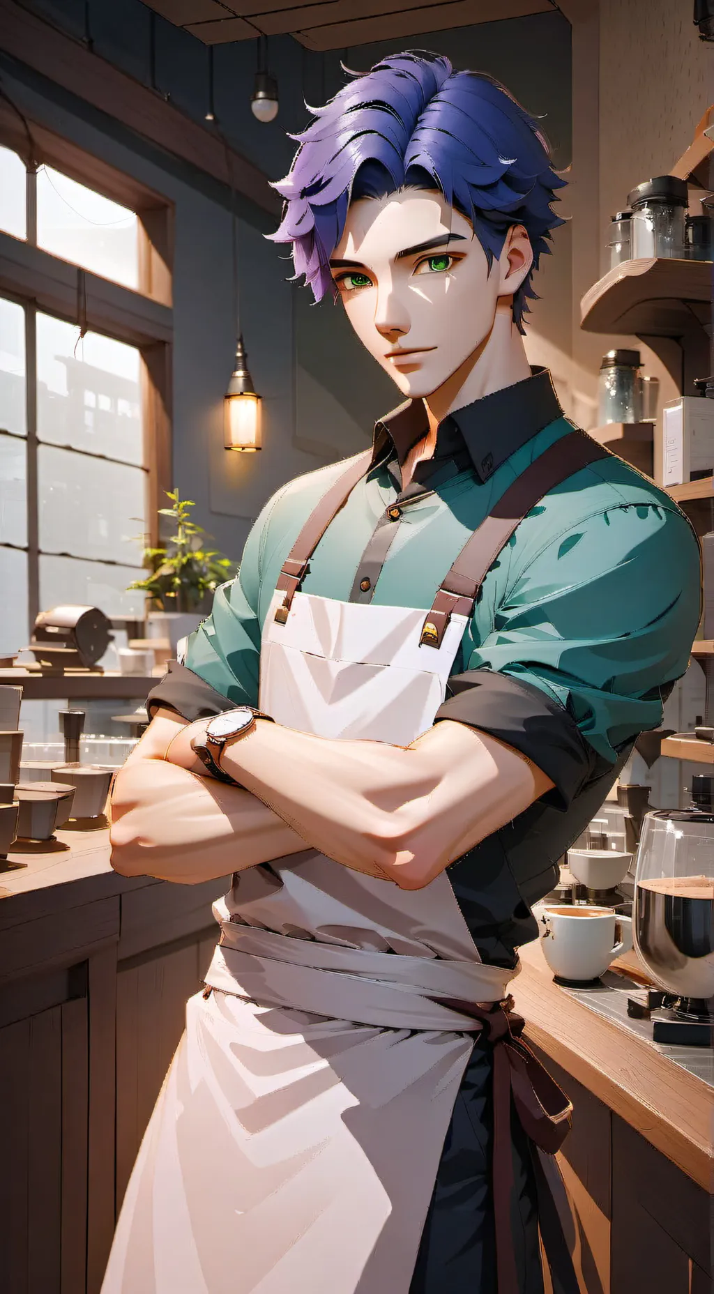 ai character: Aloran Jensen  background