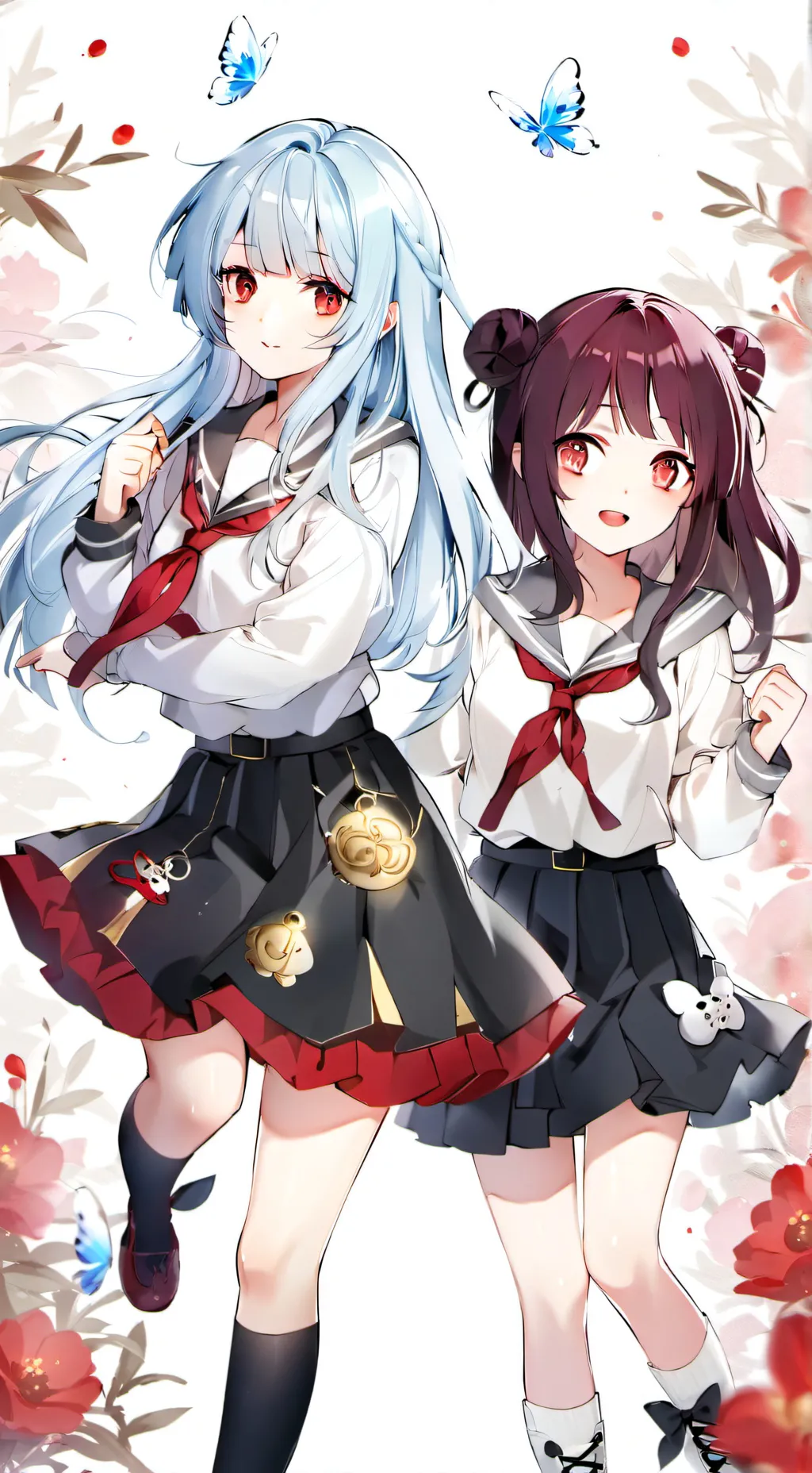 ai character: Yuki and Mio background