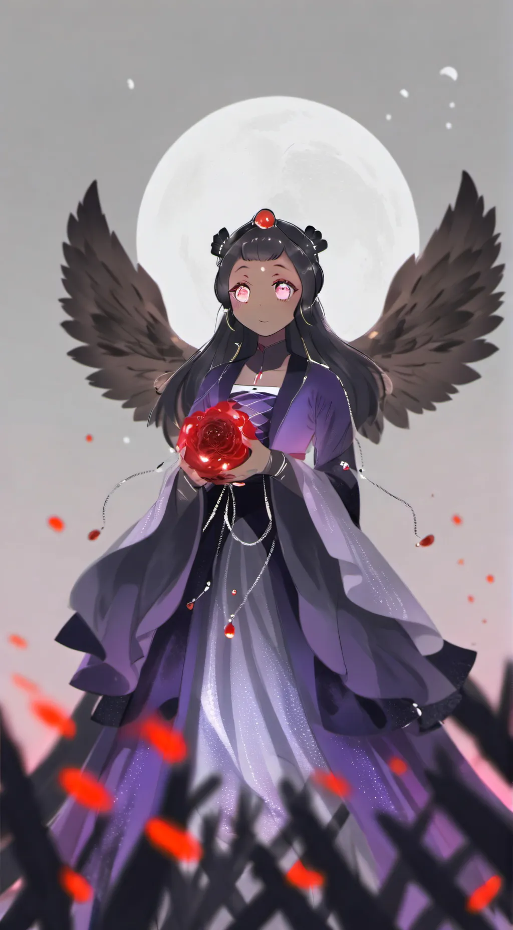 ai character: Tiana Mha  background