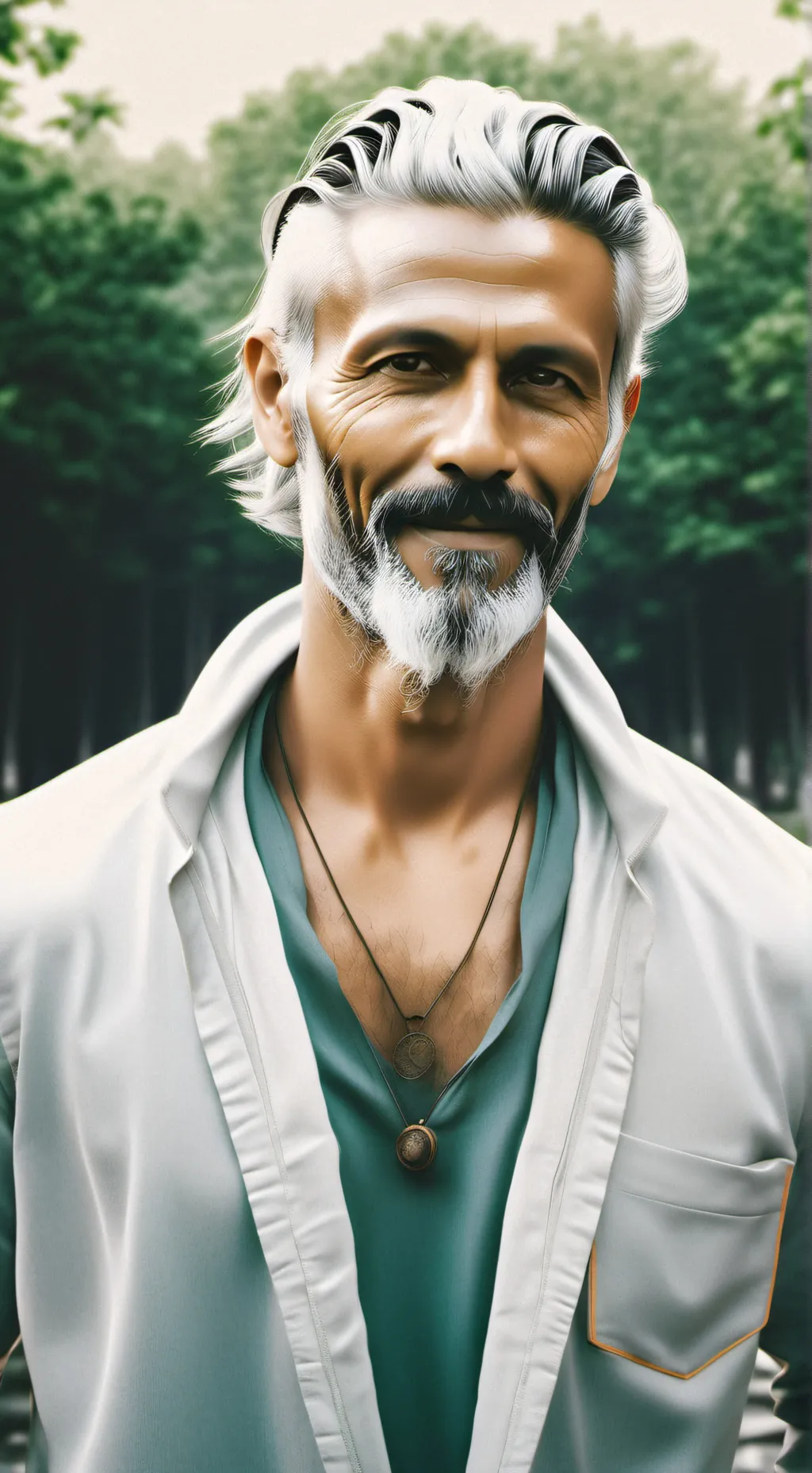 ai character: papá  background