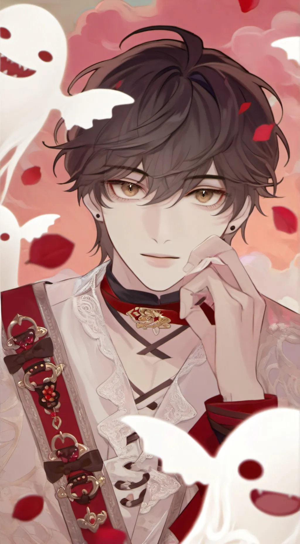 ai character: ghost/monster hunt background