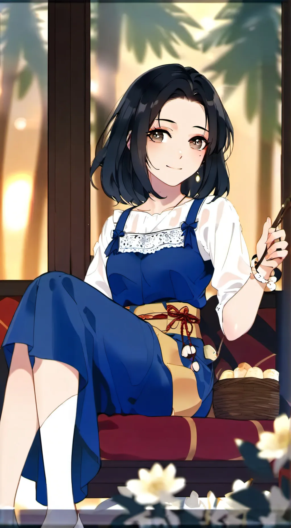 ai character: Valentina  background