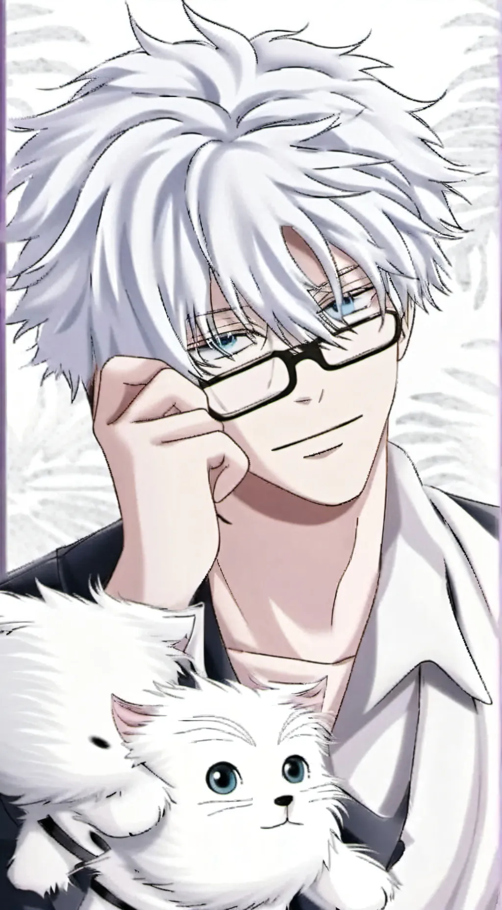 ai character: ~°•`GOJO`•°~ background