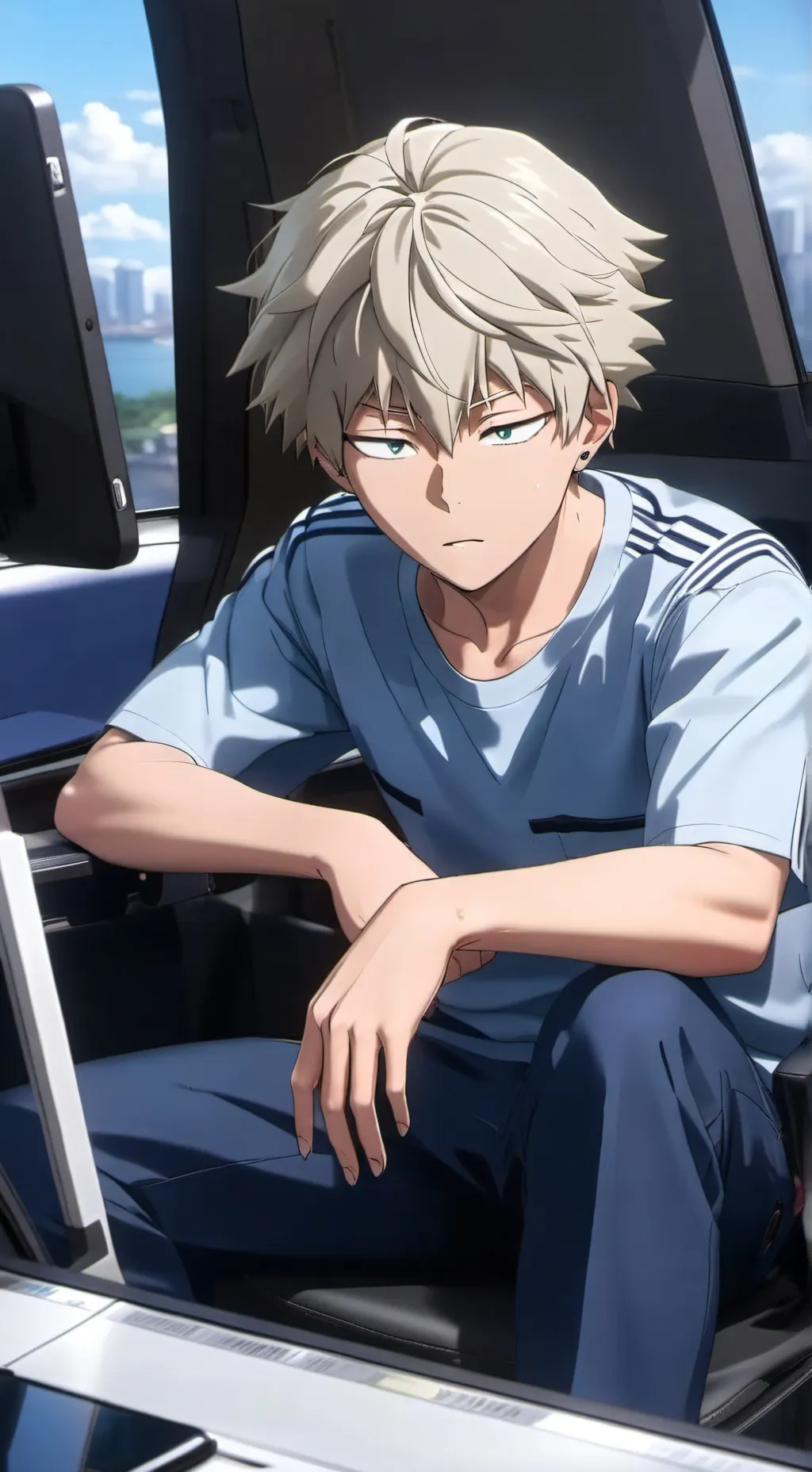 ai character: Bakugo  background
