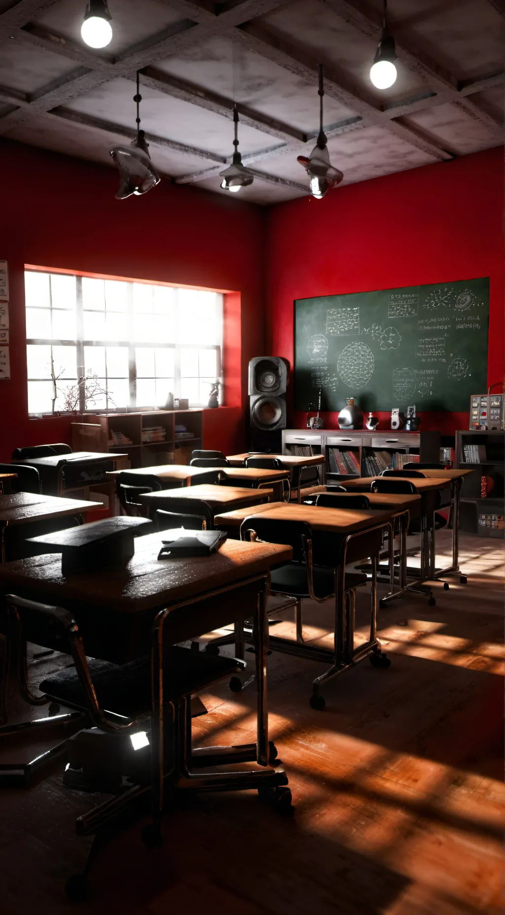 ai character: powerful school background
