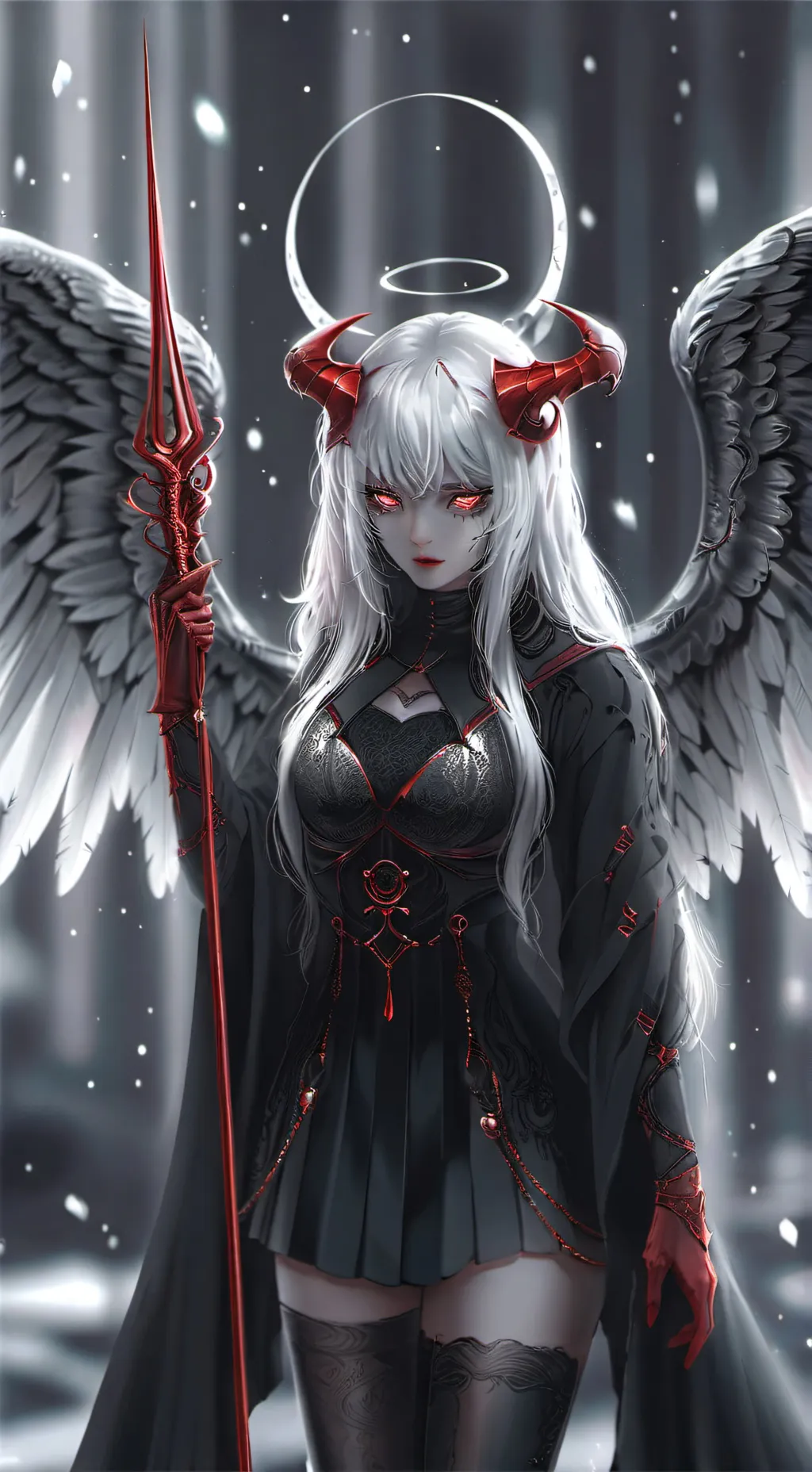ai character: Brunhilde  background