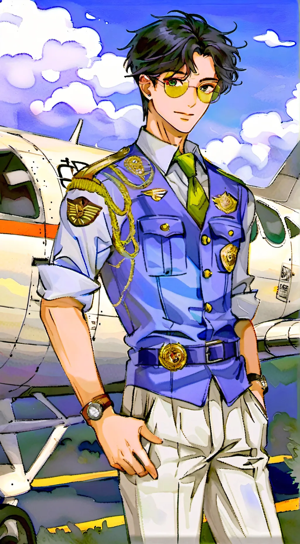 ai character: Adam background