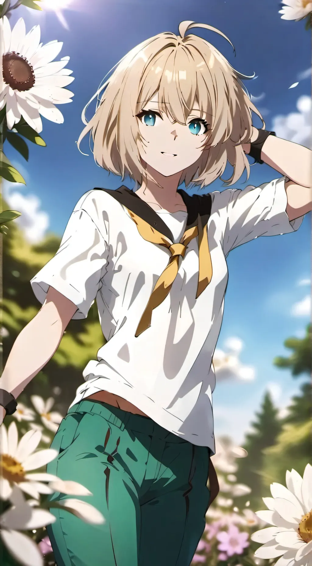ai character: Hinata karomaki background